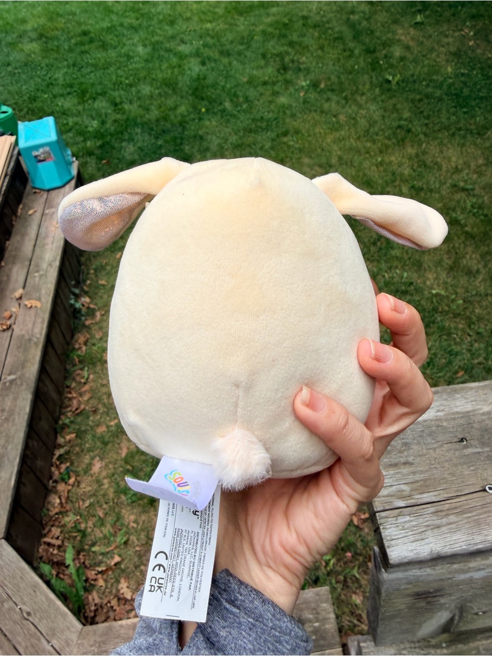 SQUISHMALLOWS Fuzzy Belly Hara Bunny Plush Small - Picture 7 of 9